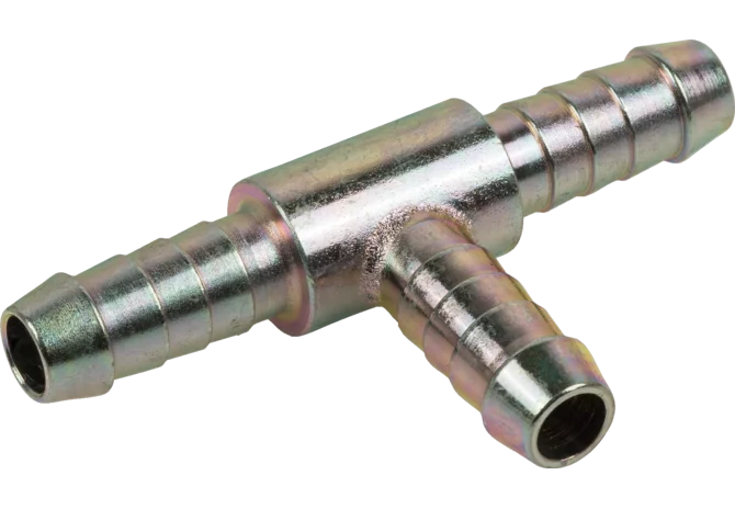 T-Schlauchverbinder Stahl verzinkt für Schlauch 6 mm GartenShop24 - Hochwertige Gartengeräte