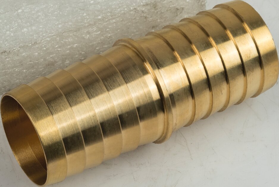 Schlauchverbinder Messing gerade 32 mm GartenShop24 - Hochwertige Gartengeräte