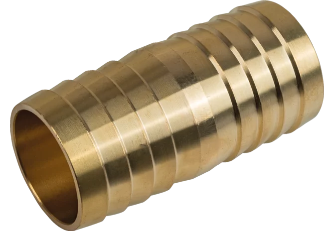 Schlauchverbinder Messing gerade für Schlauch 38 mm GartenShop24 - Hochwertige Gartengeräte