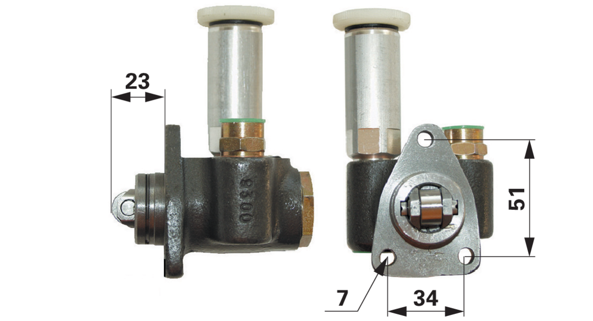 Kraftstoffpumpe anstelle von Deutz-Fahr 01287489 – ohne Dichtring GartenShop24 - Hochwertige Gartengeräte