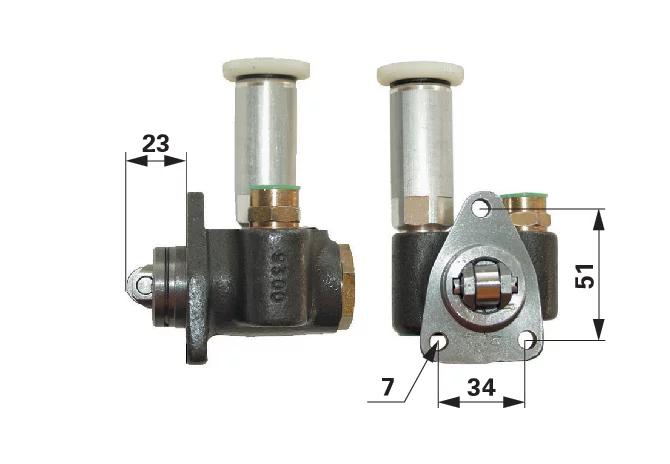 Kraftstoffpumpe anstelle von Deutz-Fahr 01287489 – ohne Dichtring GartenShop24 - Hochwertige Gartengeräte