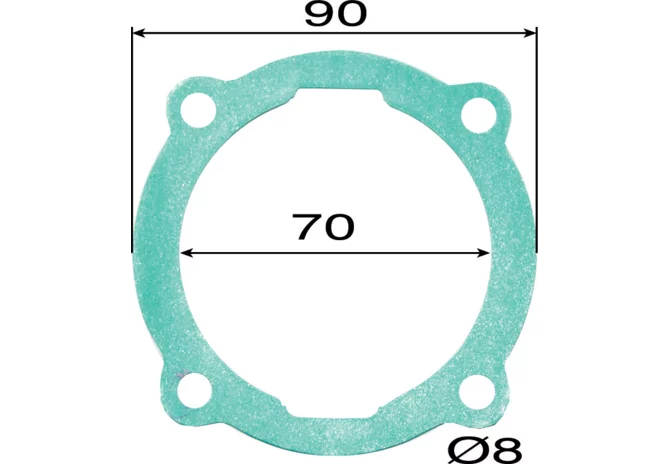 Dichtung für Thermostat 90 x 70 mm anstelle von Steyr 14139 040016 GartenShop24 - Hochwertige Gartengeräte