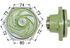 Wasserpumpe mit Dichtung anstelle von Fendt F312200610010 GartenShop24 - Hochwertige Gartengeräte