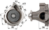 Wasserpumpe anstelle von Deutz-Fahr 02937455 mit Dichtung und 2 O-Ringe GartenShop24 - Hochwertige Gartengeräte