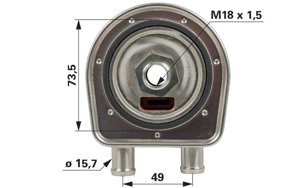 Perkins Ölkühler anstelle von 2486A218 Perkins