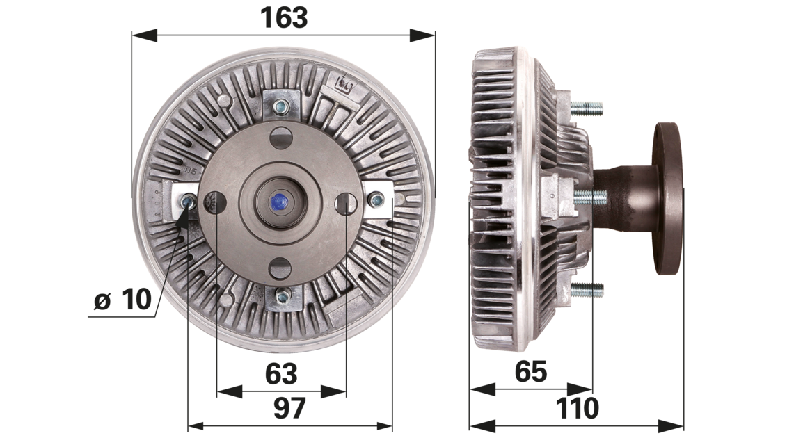 BorgWarner Lüfterkupplung anstelle von John Deere AL118091 BorgWarner