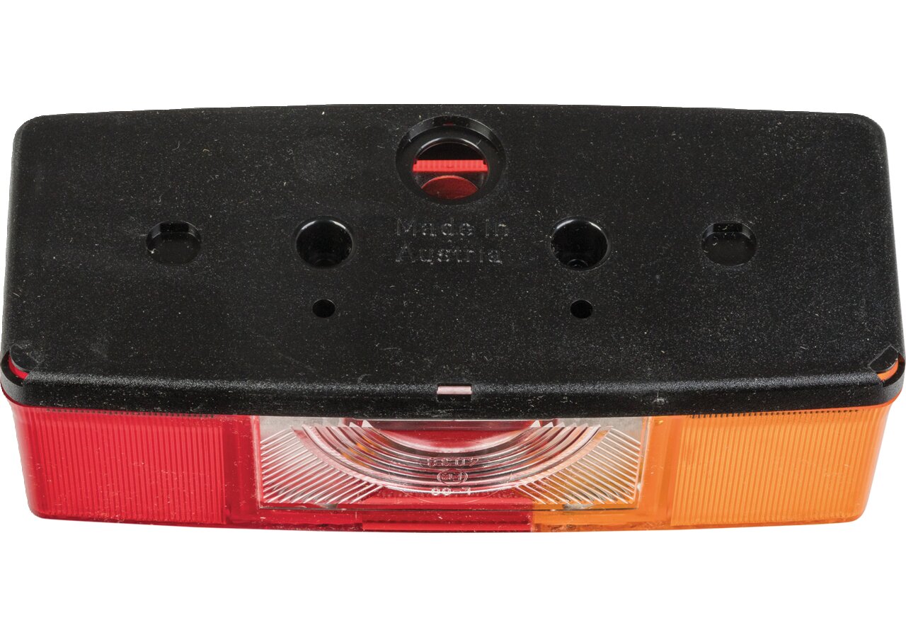 Rückleuchte Blink- Brems- Schluss- Kennzeichenleuchte, links Spannung 12 V, 24 V Hella