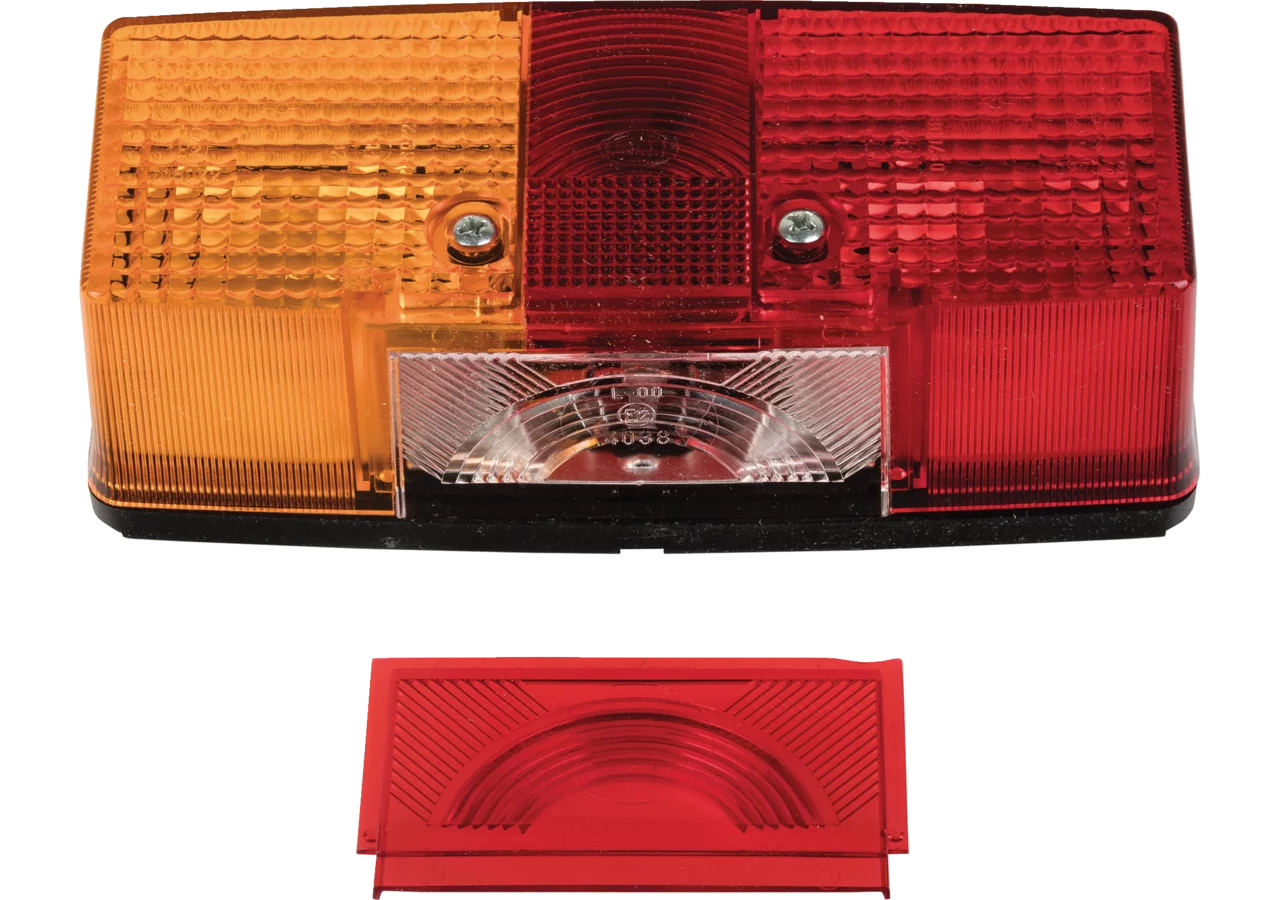 Rückleuchte Blink- Brems- Schluss- Kennzeichenleuchte, links Spannung 12 V, 24 V Hella