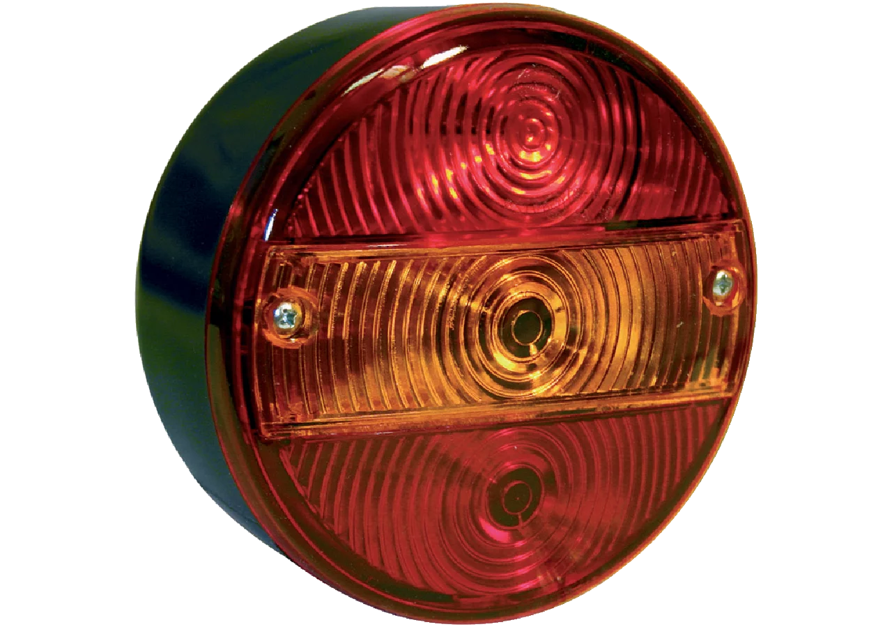 Rückleuchte Blink- Brems- Schlussleuchte, rund, d = 140 mm GartenShop24 - Hochwertige Gartengeräte