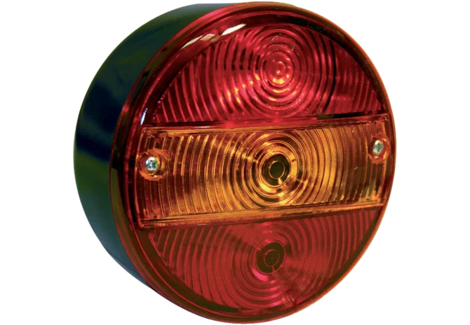 Rückleuchte Blink- Brems- Schlussleuchte, rund, d = 140 mm GartenShop24 - Hochwertige Gartengeräte