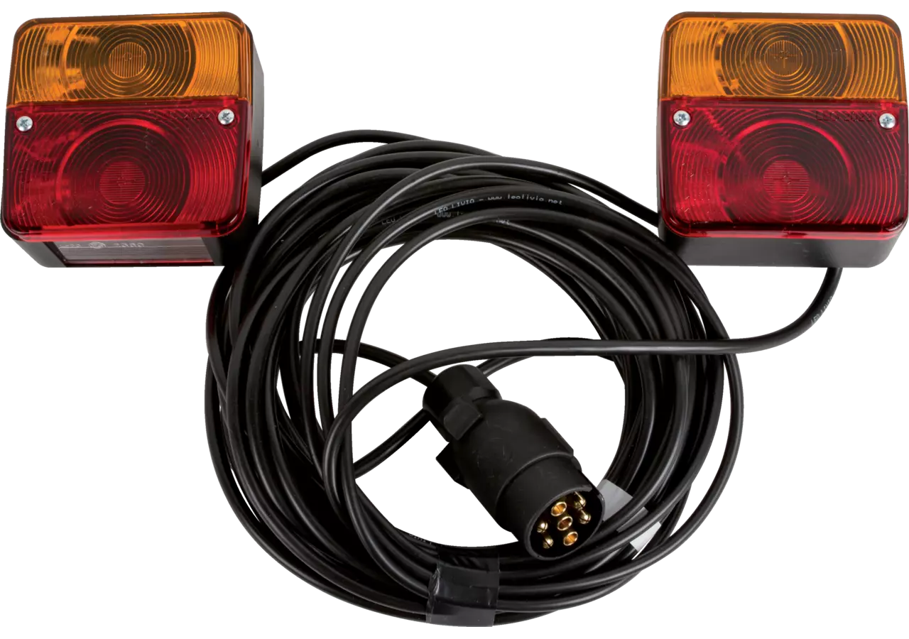 Kabelleuchte inkl. Lampen, 10 m Kabel, Magnet hinten GartenShop24 - Hochwertige Gartengeräte