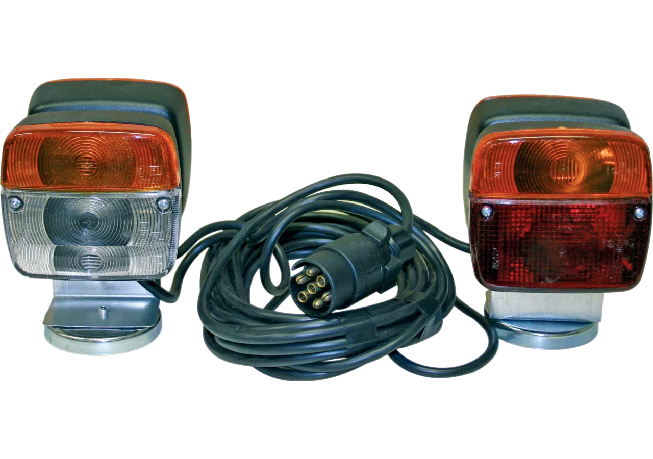 Kabelleuchte inkl. Lampen, 7 m Kabel Rückseite: Blink-, Brems-, Sch GartenShop24 - Hochwertige Gartengeräte