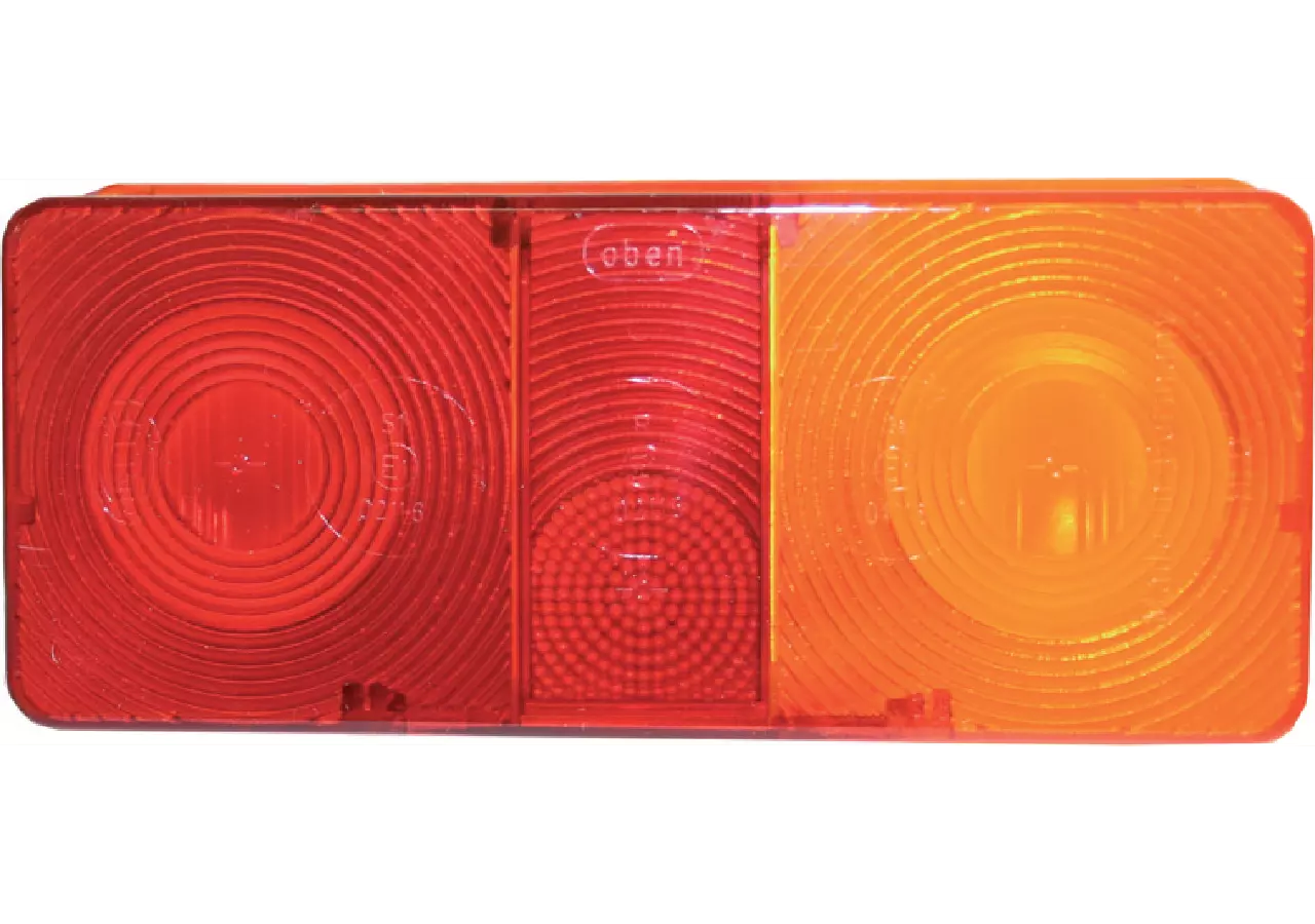 Ersatzglas 170 x 75 mm, mit Trennwand, rechts Hella