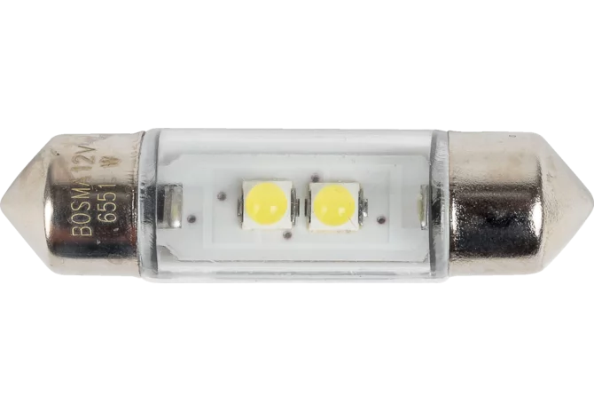 LED Soffitte 12 V, 3 W, SV 8,5, 10 x 36 mm, 2 x CREE 2525, weiß CAN bus, 2 Stück GartenShop24 - Hochwertige Gartengeräte