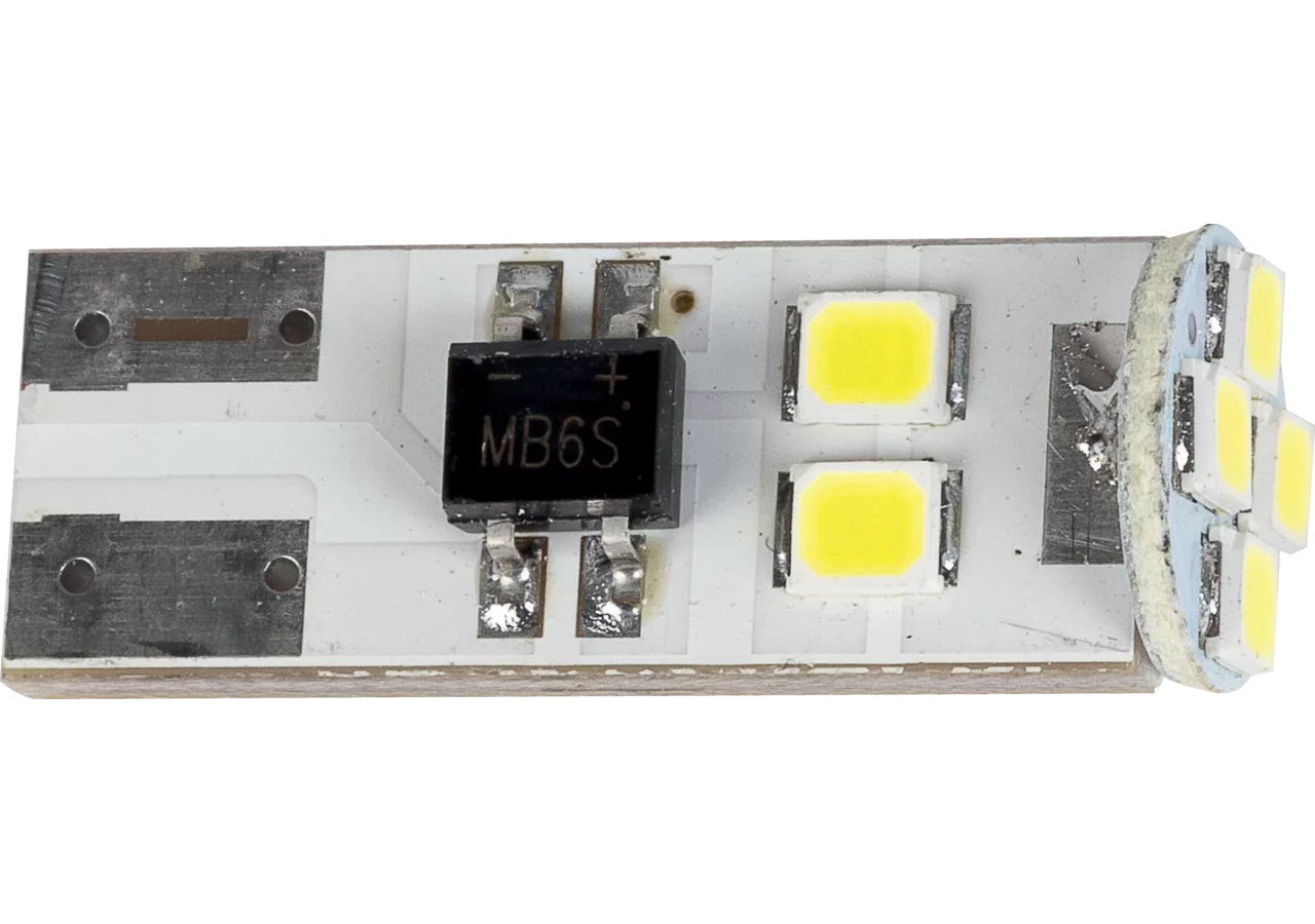 LED Glassockellampe 12 V, 2,5 W, T10, 8 x SMD 3528, weiß doppelten Polarität, CAN bus, 2 Stück GartenShop24 - Hochwertige Gartengeräte