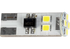 LED Glassockellampe 12 V, 2,5 W, T10, 8 x SMD 3528, weiß doppelten Polarität, CAN bus, 2 Stück GartenShop24 - Hochwertige Gartengeräte