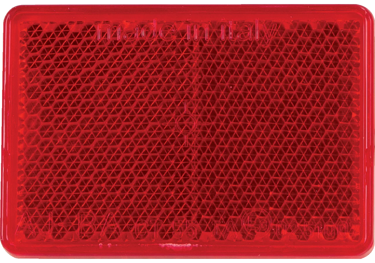 Rückstrahler rot, selbstklebend, 57 x 39 mm GartenShop24 - Hochwertige Gartengeräte