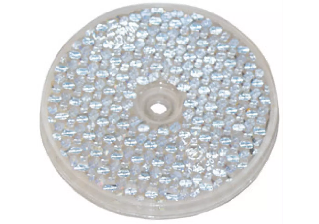 Rückstrahler weiß, d = 60 mm Aspöck