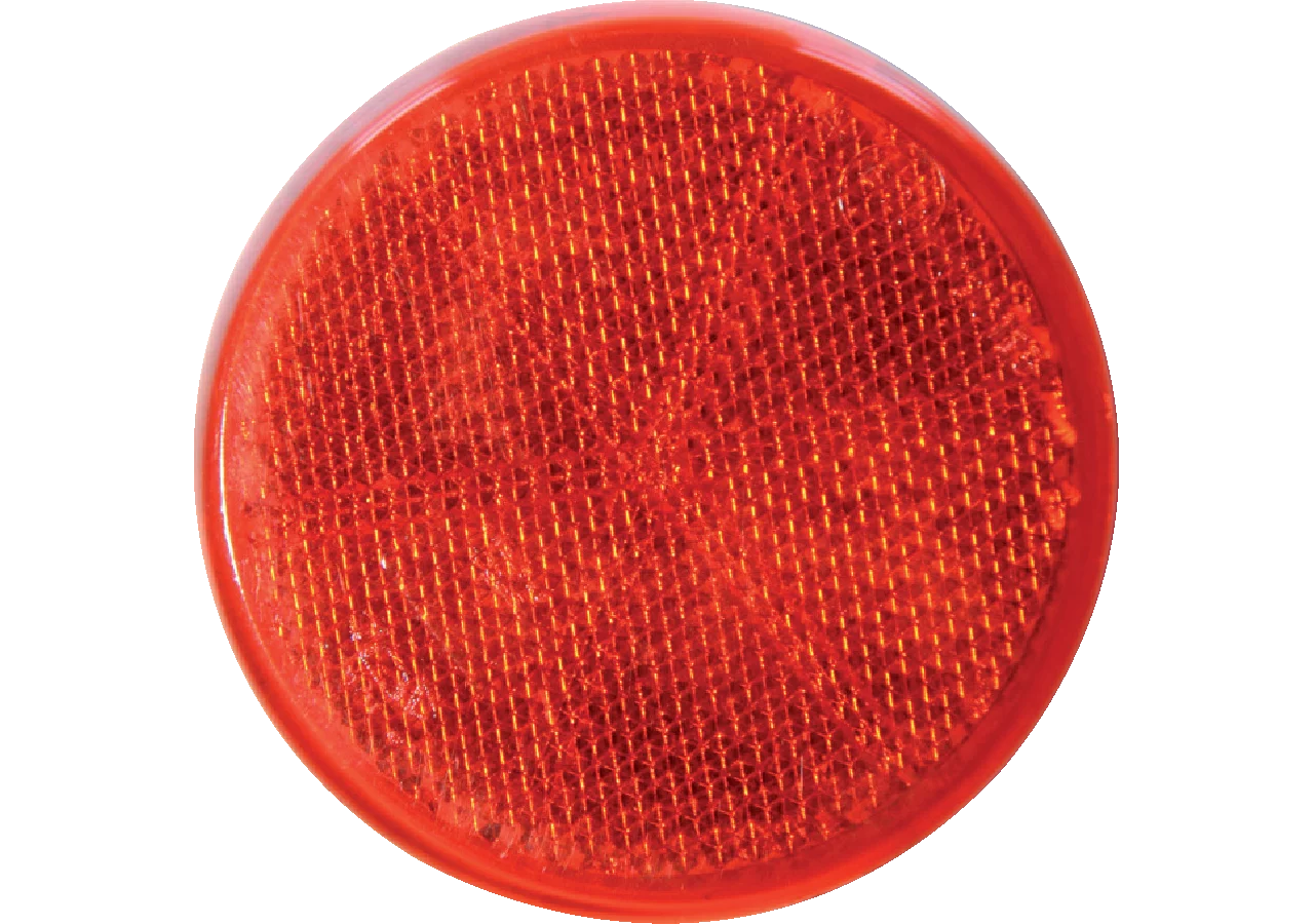 Rückstrahler rot, selbstklebend, d = 60 mm Aspöck
