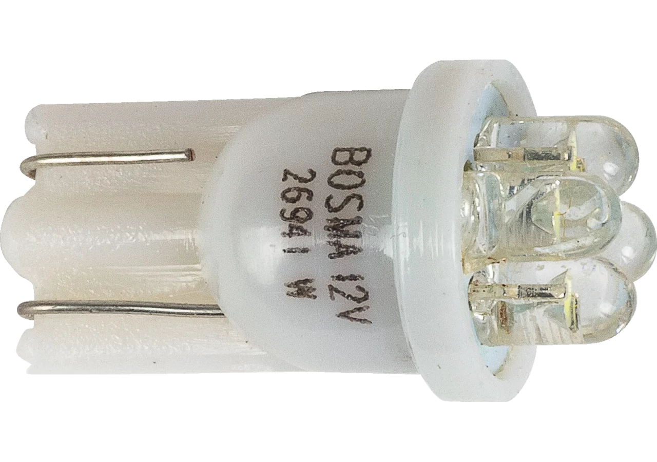 LED Glassockellampe 12 V, 1,2 W, T10, 4 x LED, weiß, 2 Stück GartenShop24 - Hochwertige Gartengeräte