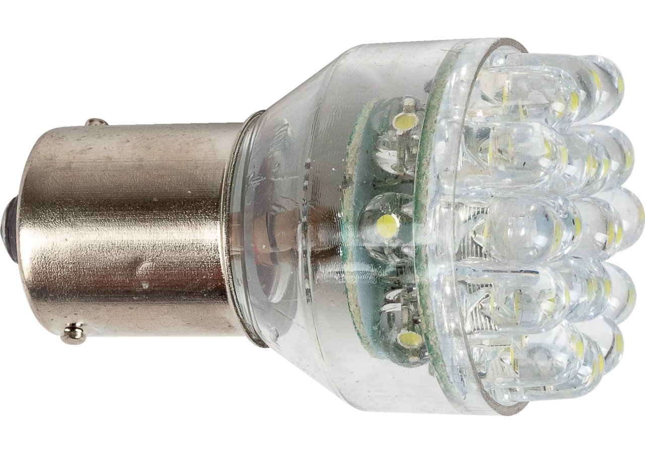 LED Kugellampe 24 V, 7,2 W, BA15S, 24 x LED, weiß, 2 Stück GartenShop24 - Hochwertige Gartengeräte
