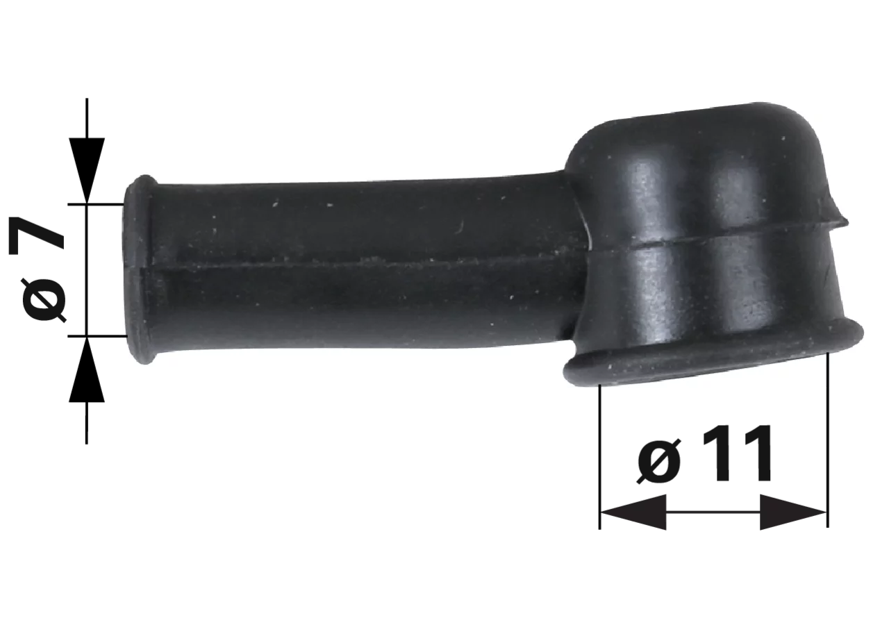 Gummikappe universal, d = 7 / 11 mm GartenShop24 - Hochwertige Gartengeräte