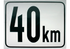 Beschränkungsfolie eckig 40 km/h GartenShop24