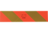 Heckmarkierungstafel für LKW und Zugmaschinen 565 x 132 mm GartenShop24