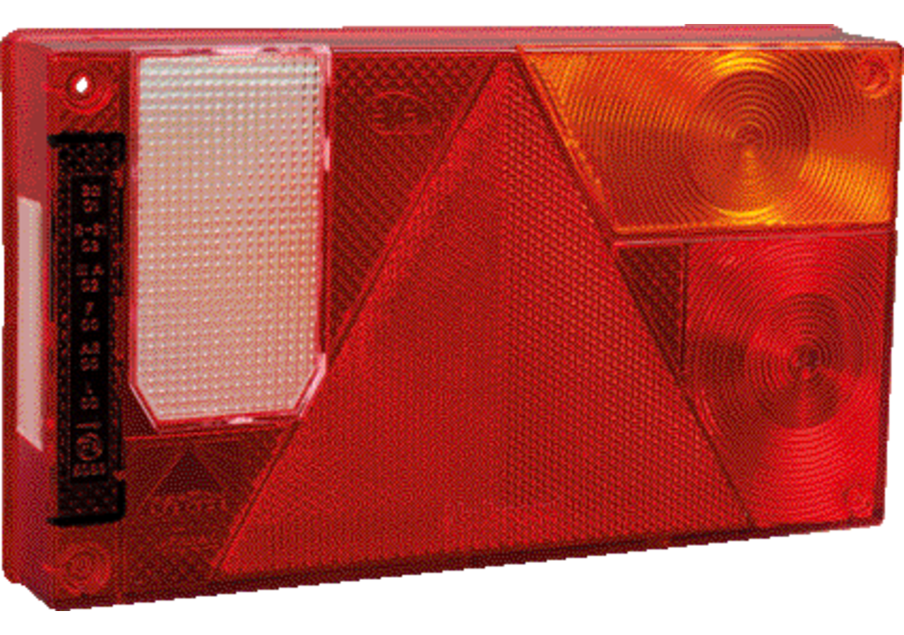 Lichtscheibe rechts Multipoint I mit Rückfahrscheinwerfer Aspöck