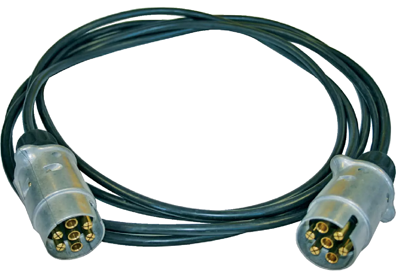 Anschlusskabel L = 3,5 m, 2 Steckern Alu Aspöck