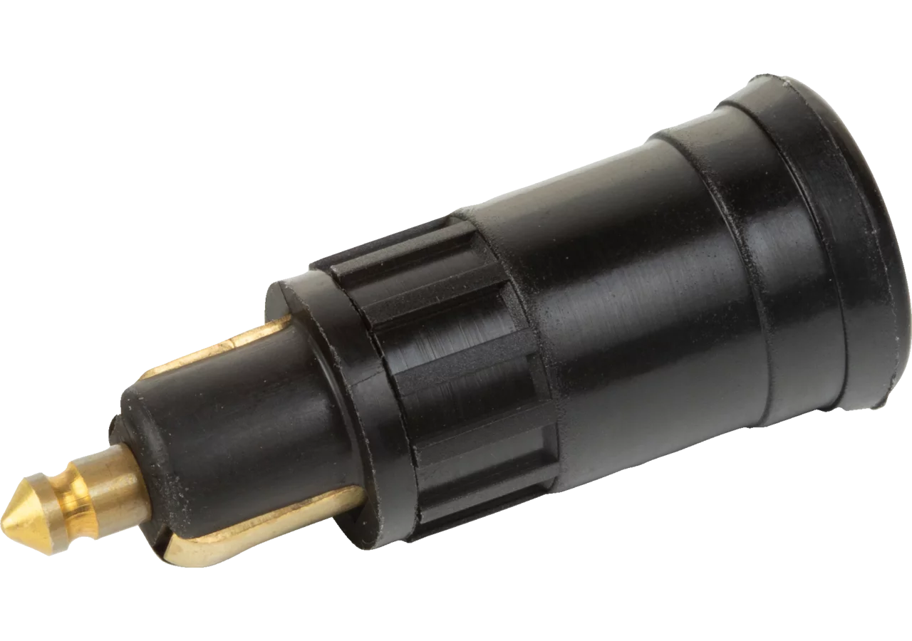 Stecker 2-polig, aus Preßstoff, mit Schraubanschluss Erich Jaeger