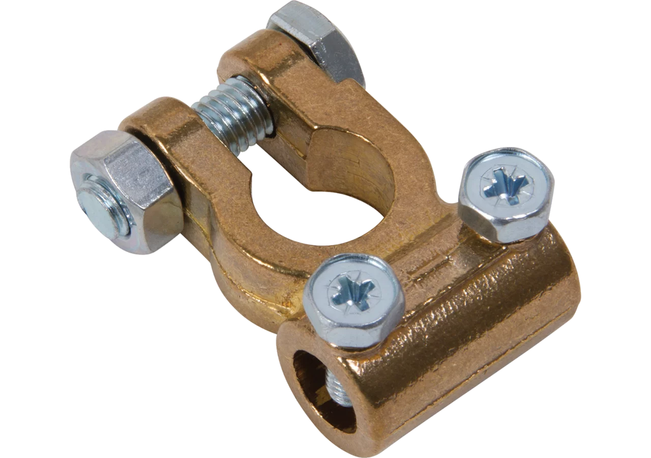 Batterieklemme Minus Schraubanschluss Rohr 50 mm² rund 50 mm² GartenShop24 - Hochwertige Gartengeräte