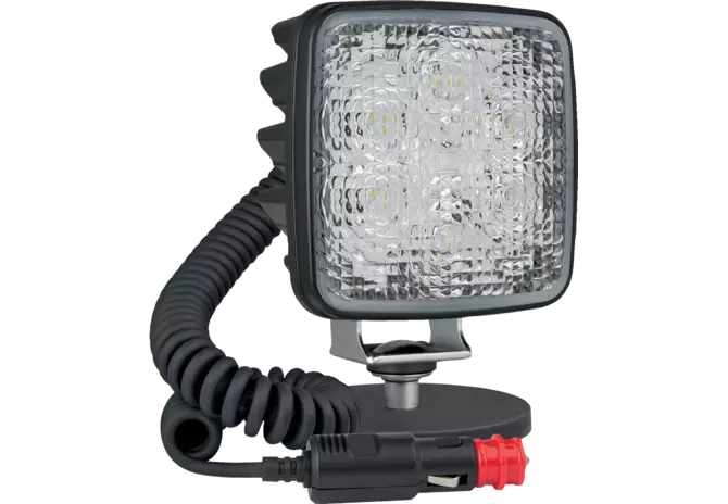 LED Arbeitsscheinwerfer 12 / 24 V, 1600 lm, fern, Magnethalterung / Ausschalter WESEM