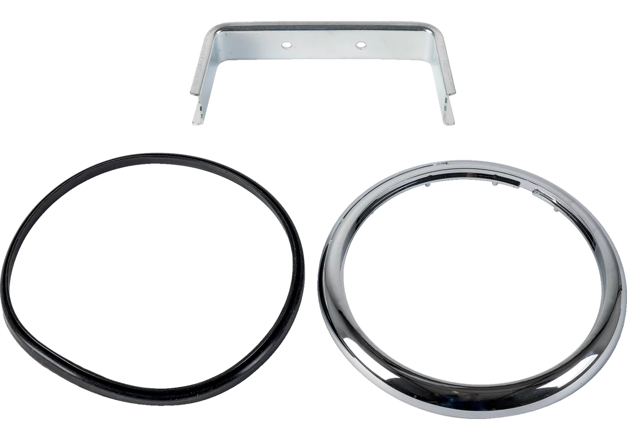 Chromring d = 140 mm, für 3 Kammerleuchte – passend für 3 Kammerleuchte Fabrilcar