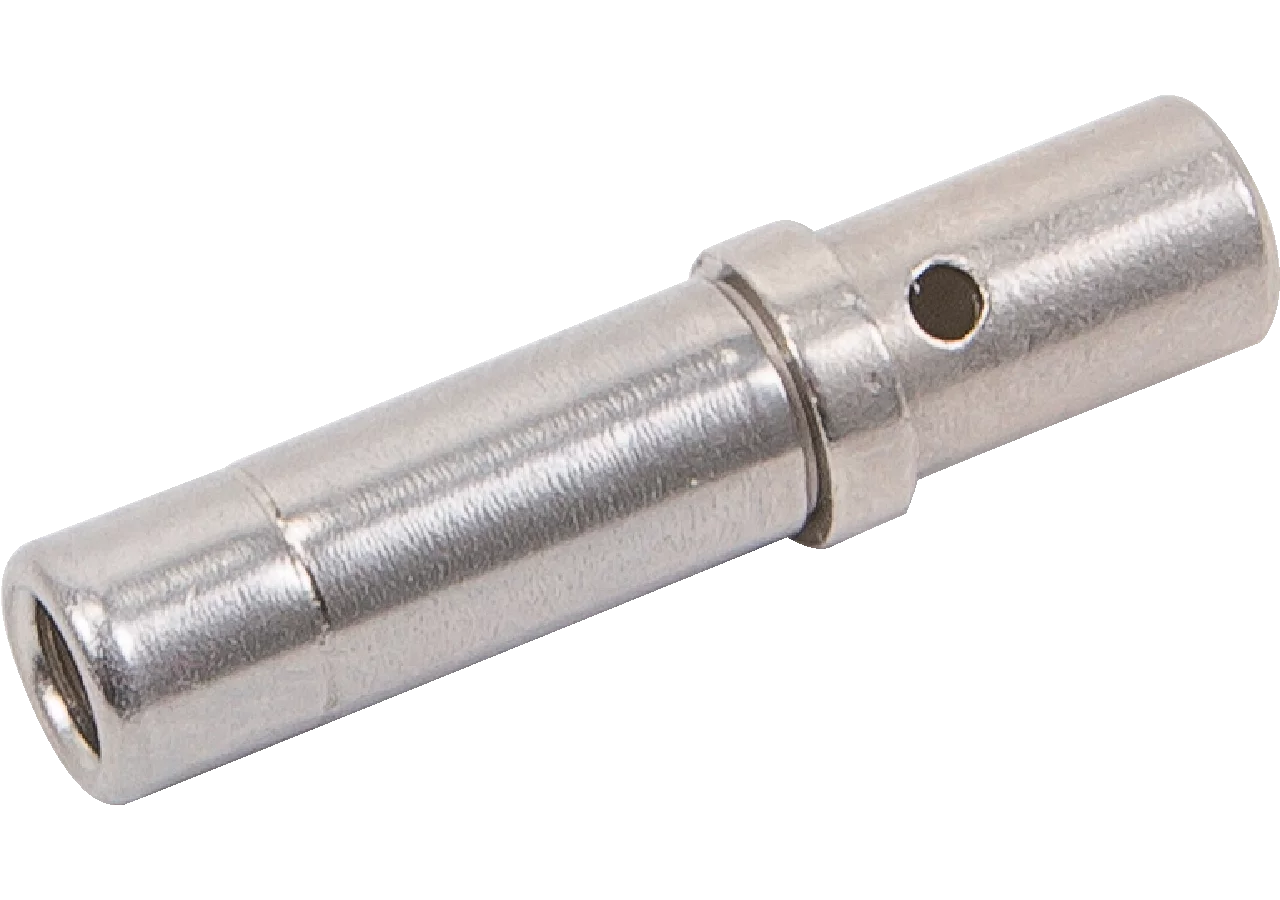 Rundsteckhülse Deutschverbinder, d = 1,5mm, 1 Stück Kabelquerschnitt 2-3mm² GartenShop24 - Hochwertige Gartengeräte