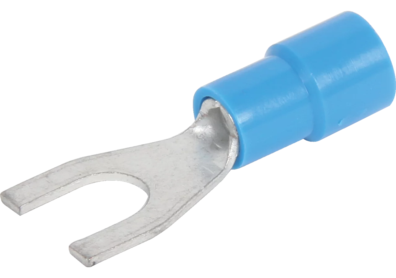 Gabelkabelschuh blau, Dm 5,4 mm, 50 Stück GartenShop24 - Hochwertige Gartengeräte