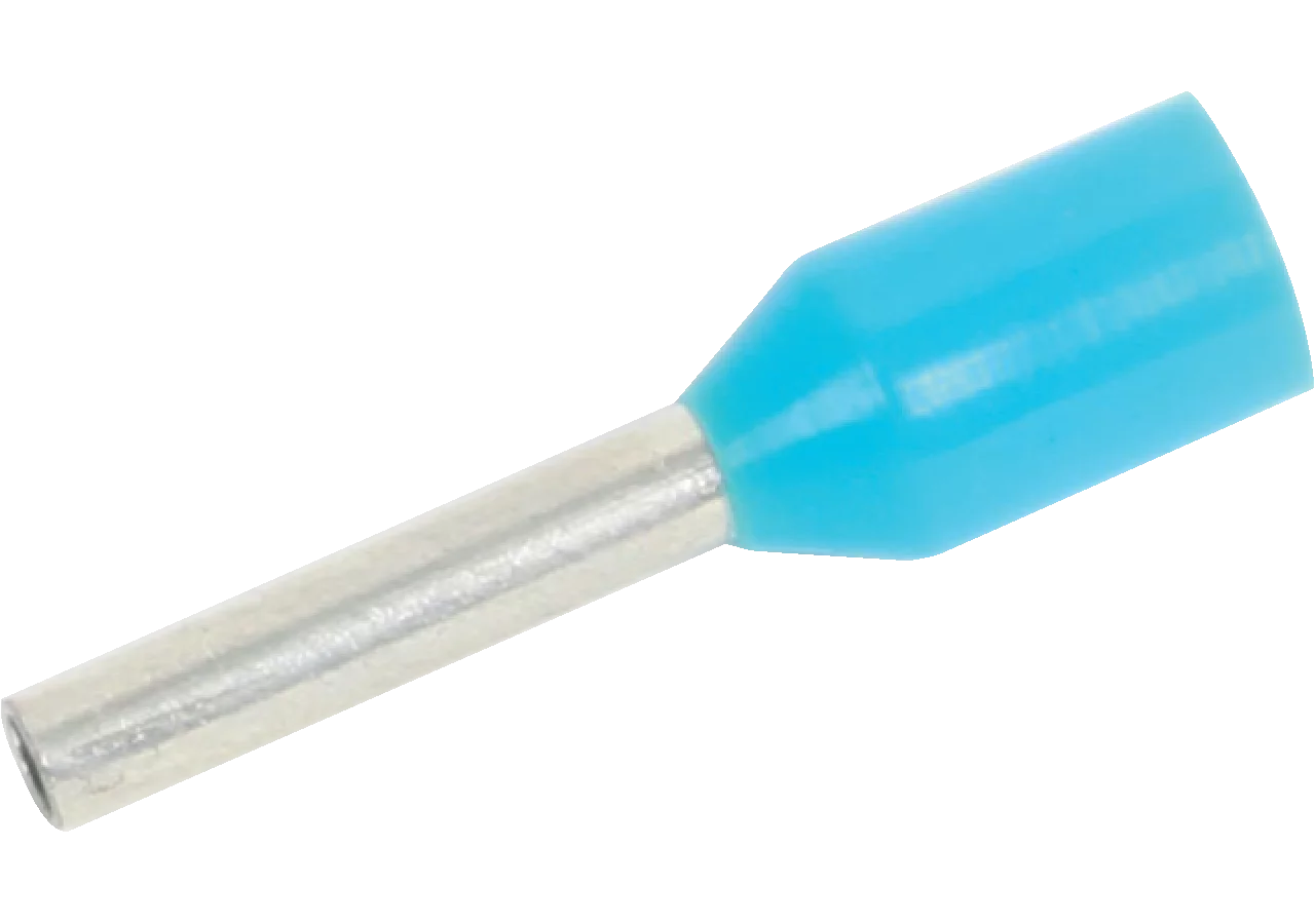 Aderendhülse mit Kragen, blau, 0,75 mm, 100 Stück GartenShop24 - Hochwertige Gartengeräte
