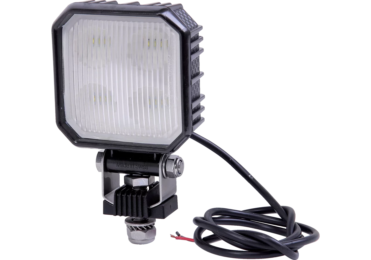 LED Rückfahrscheinwerfer 1000 lm, 90 x 90 mm, mit Schalter Carbonlux CEA
