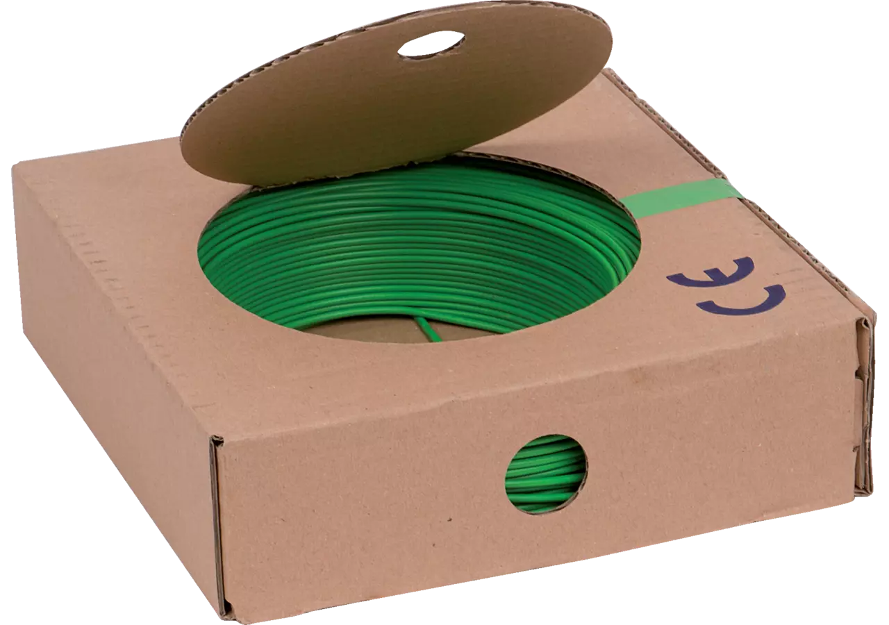 Litzendraht grün, 1 mm², 1-polig, 100 m GartenShop24 - Hochwertige Gartengeräte