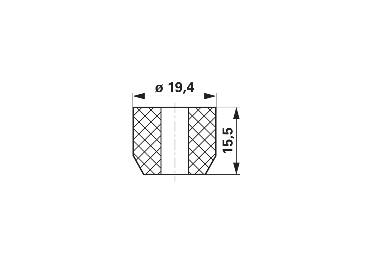 Dichtstopfen für Kupplungen und Stecker 4,5 - 6,5 mm, hart ISO 1724 - Typ N / ISO 3732 - Typ S – passend für Kupplungen und Stecker 4,5 - 6,5 mm, hart ISO 1724 - Typ N / ISO 3732 - Typ S Erich Jaeger