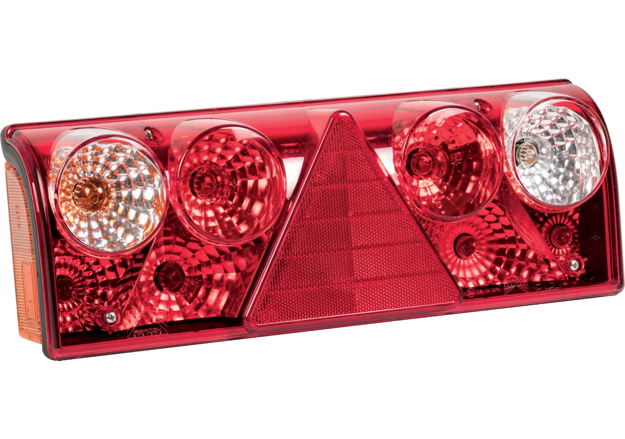 Rückleuchte links, mit Kennzeichenleuchte, 420 x 148 mm Europoint II Aspöck