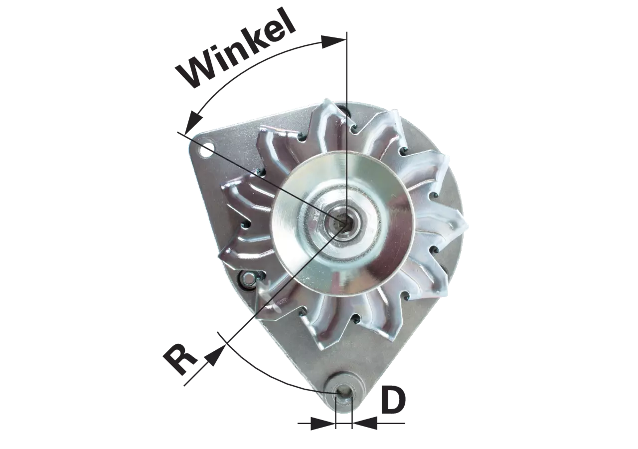 Lichtmaschine 14 V, 70 A IA0670 Mahle