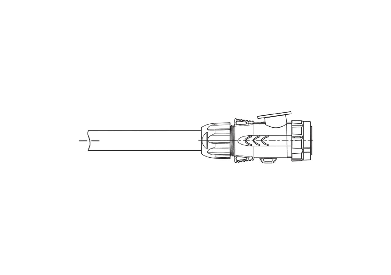 ISOBUS Leitung Leitungslänge = 2 m, 6 mm² ISO 11783 - 2, IBIC Erich Jaeger