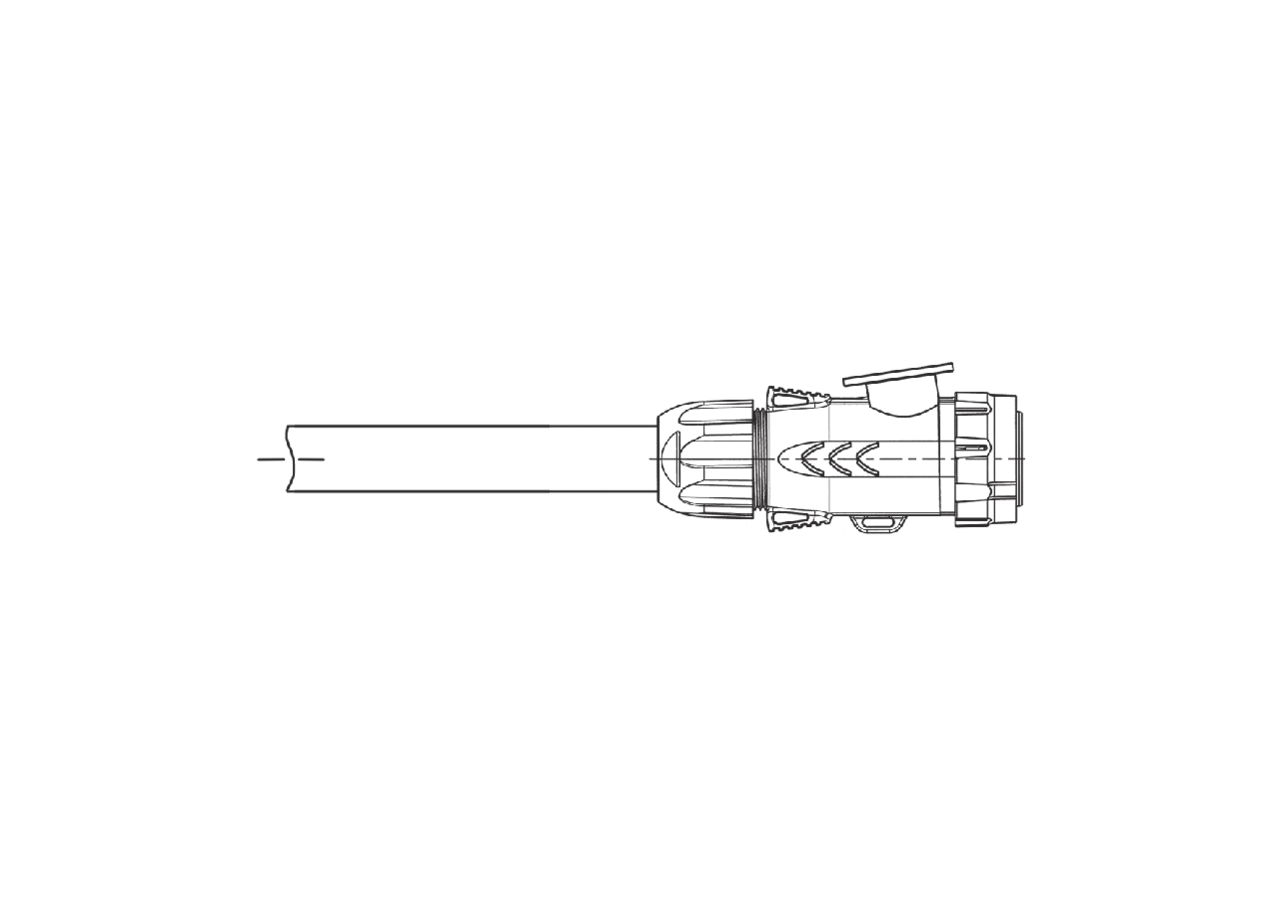 ISOBUS Leitung Leitungslänge = 2,5 m, 10 mm² ISO 11783 - 2, IBIC Erich Jaeger