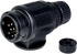 Stecker mit 8 Kontakten bestückt, 13 polig, 12 V ISO 11446, Schraubanschluss Erich Jaeger