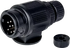 Stecker mit 8 Kontakten bestückt, 13 polig, 12 V ISO 11446, Schraubanschluss Erich Jaeger