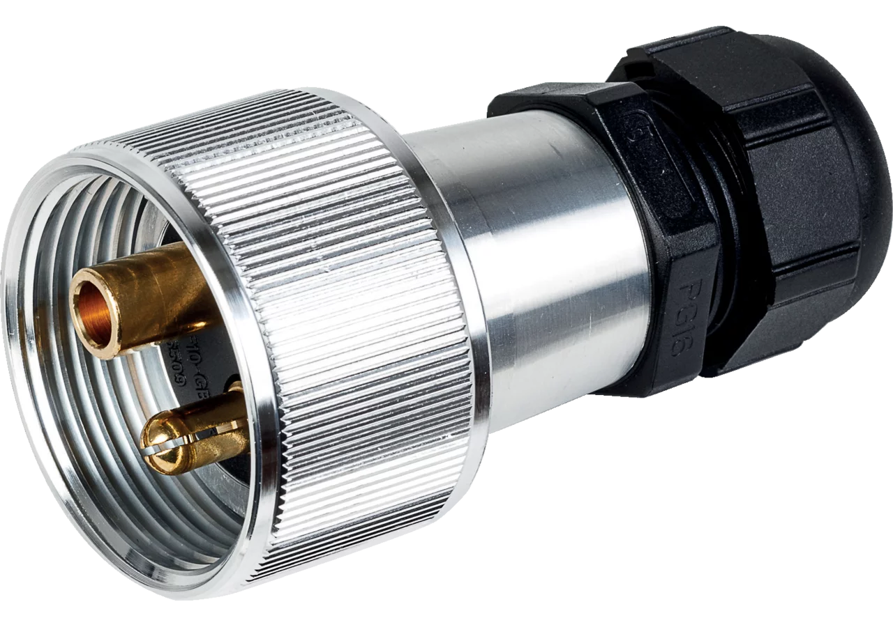 Stecker 2 polig, 6 - 42 V, 30 A ISO 14690 Erich Jaeger