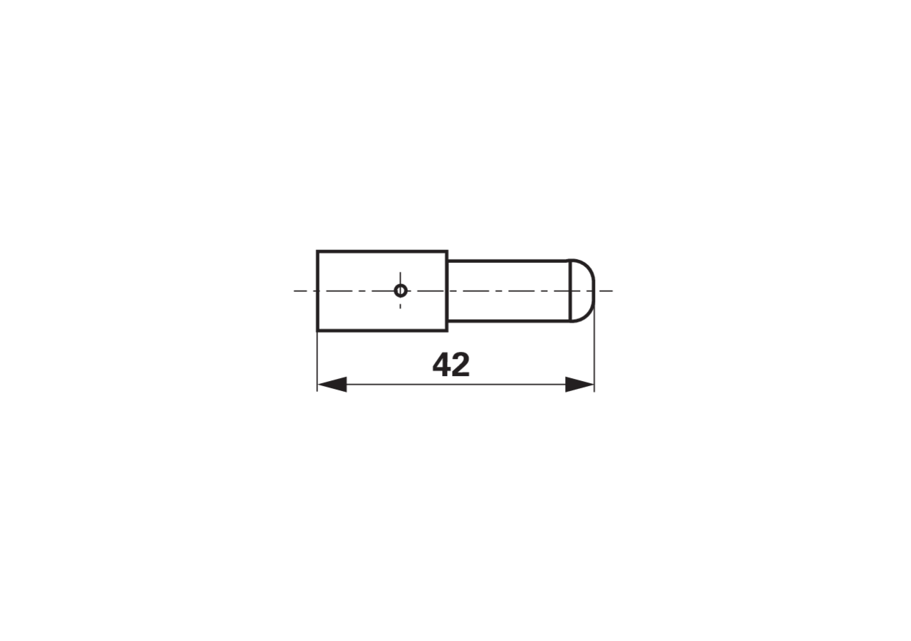 Kontaktstift für Stecker 2 polig, 24 V, 135 / 245 A VG 96917 P35 – passend für Stecker 2 polig, 24 V, 135 / 245 A VG 96917 P35 Erich Jaeger
