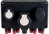 Verteilerbox Steckdose 1 x 15 P, 2 x 7 polig, Ausgang 8 x 2 polig ISO 12098 / ISO 1185 Typ N / ISO 3 Erich Jaeger