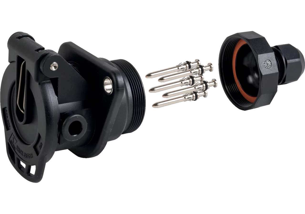Steckdose 12 V, 5 / 7 polig ISO 7638 - ABS, ADR Erich Jaeger